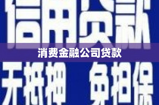 左镇消费金融公司贷款