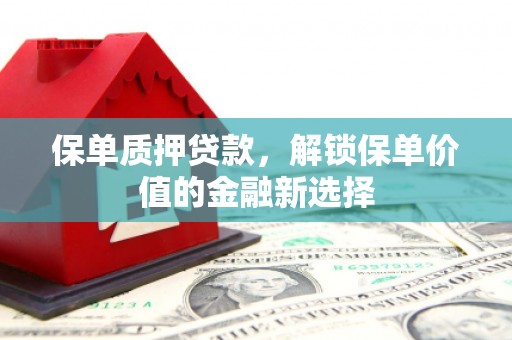 左镇保单质押贷款，解锁保单价值的金融新选择