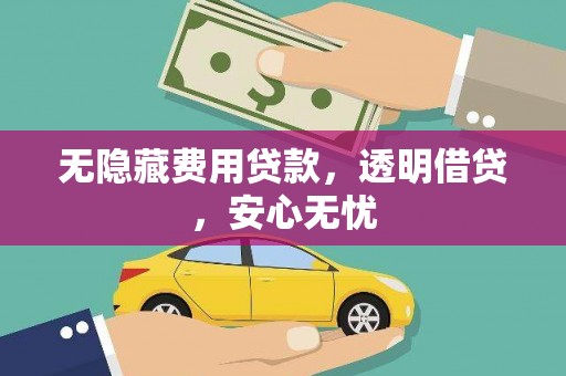 左镇无隐藏费用贷款，透明借贷，安心无忧