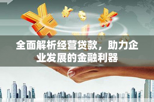 左镇全面解析经营贷款，助力企业发展的金融利器