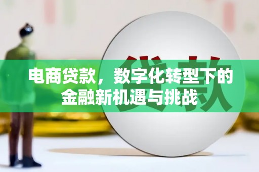 左镇电商贷款，数字化转型下的金融新机遇与挑战