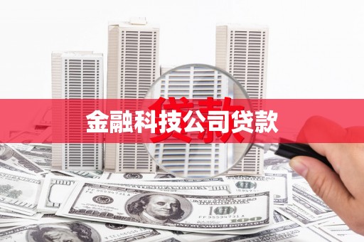 左镇金融科技公司贷款