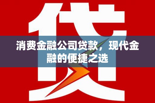 左镇消费金融公司贷款，现代金融的便捷之选