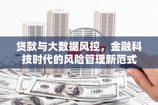 左镇贷款与大数据风控，金融科技时代的风险管理新范式