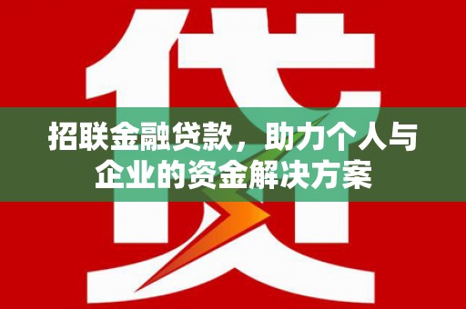 左镇招联金融贷款，助力个人与企业的资金解决方案