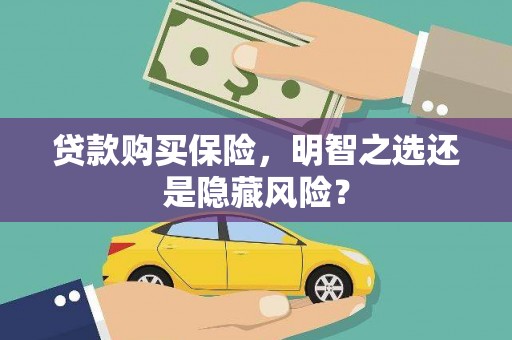 左镇贷款购买保险，明智之选还是隐藏风险？