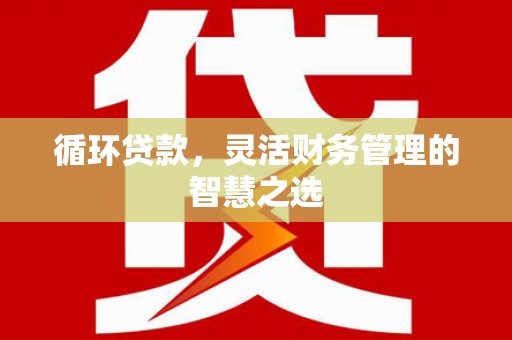 左镇循环贷款，灵活财务管理的智慧之选