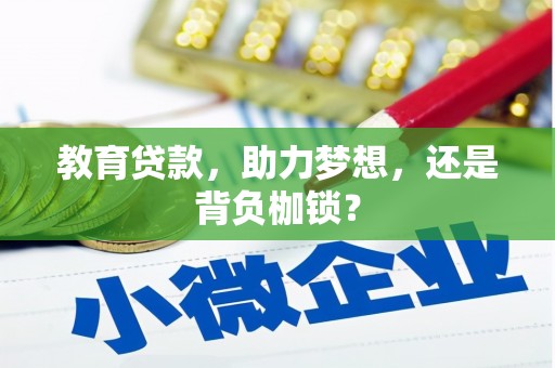 左镇教育贷款，助力梦想，还是背负枷锁？