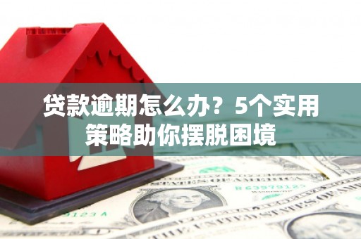 左镇贷款逾期怎么办？5个实用策略助你摆脱困境