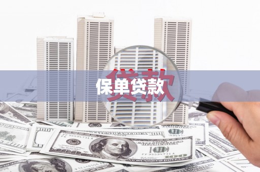 左镇保单贷款