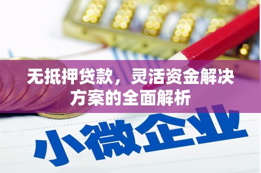 左镇无抵押贷款，灵活资金解决方案的全面解析