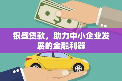 左镇银盛贷款，助力中小企业发展的金融利器