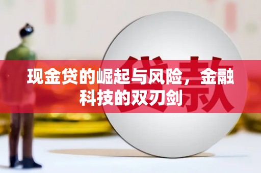 左镇现金贷的崛起与风险，金融科技的双刃剑
