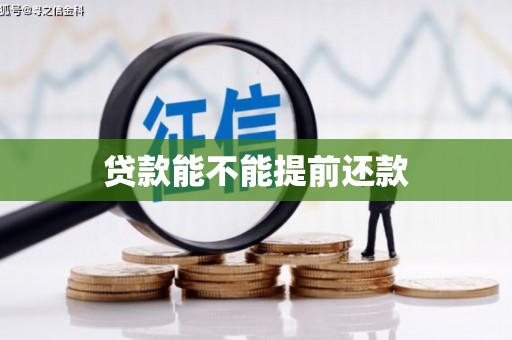 左镇贷款能不能提前还款