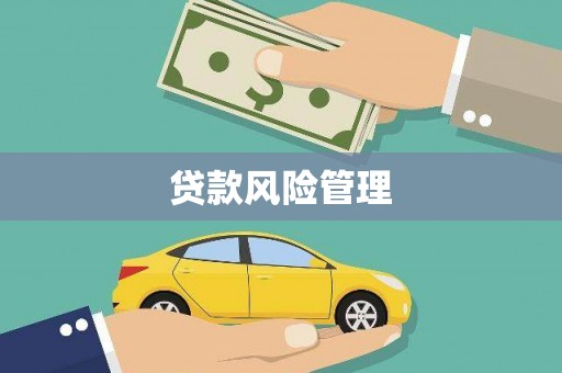 左镇贷款风险管理