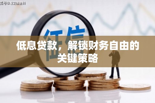 左镇低息贷款，解锁财务自由的关键策略