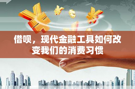 左镇借呗，现代金融工具如何改变我们的消费习惯