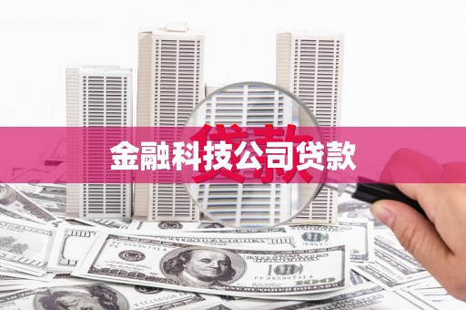 左镇金融科技公司贷款