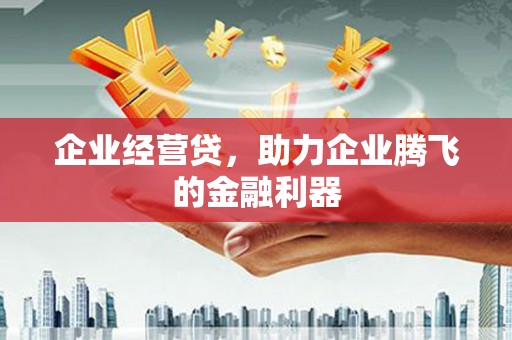 左镇企业经营贷，助力企业腾飞的金融利器