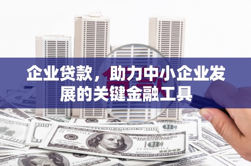 左镇企业贷款，助力中小企业发展的关键金融工具