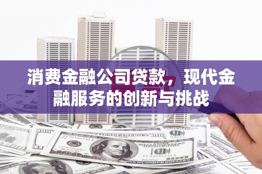 左镇消费金融公司贷款，现代金融服务的创新与挑战