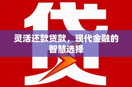 左镇灵活还款贷款，现代金融的智慧选择