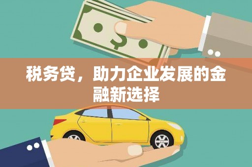 左镇税务贷，助力企业发展的金融新选择
