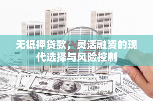 左镇无抵押贷款，灵活融资的现代选择与风险控制