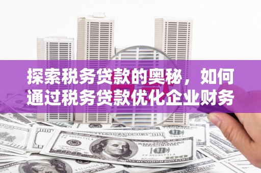 左镇探索税务贷款的奥秘，如何通过税务贷款优化企业财务