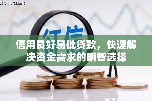 左镇信用良好易批贷款，快速解决资金需求的明智选择