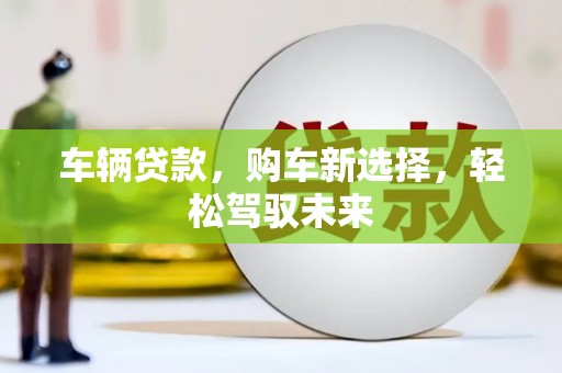 左镇车辆贷款，购车新选择，轻松驾驭未来