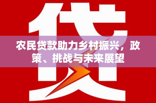左镇农民贷款助力乡村振兴，政策、挑战与未来展望