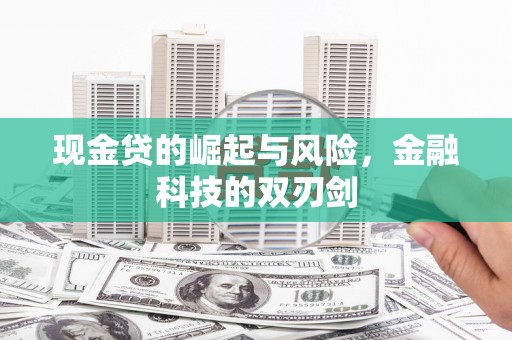 左镇现金贷的崛起与风险，金融科技的双刃剑