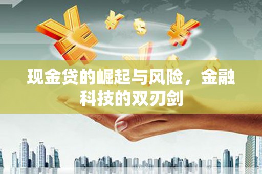 左镇现金贷的崛起与风险，金融科技的双刃剑