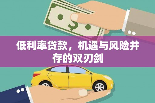 左镇低利率贷款，机遇与风险并存的双刃剑